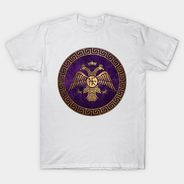 Byzantine Empire Byzantium Symbol of Constantinople T-Shirt by AgemaApparel